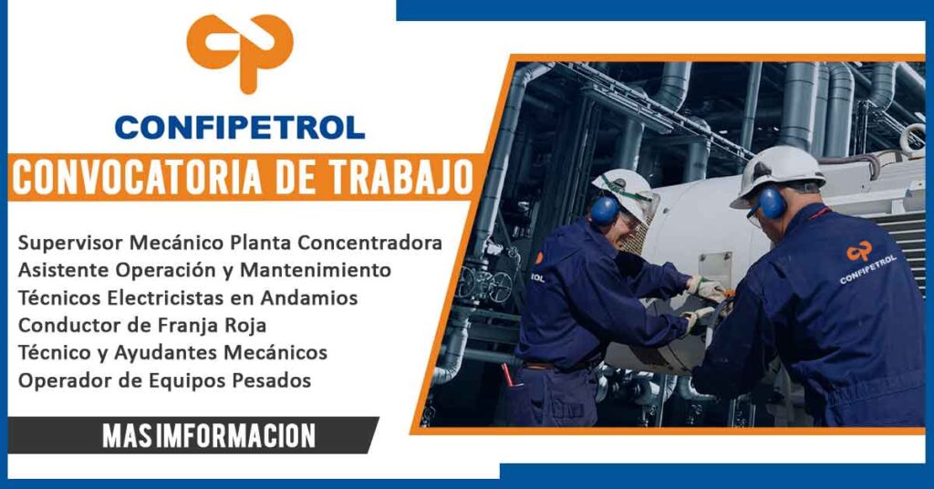 trabajos en la mineria confipetrol andina