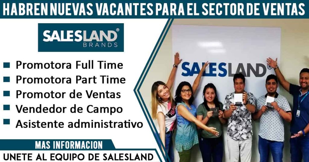 Oferta de trabajo en salesland