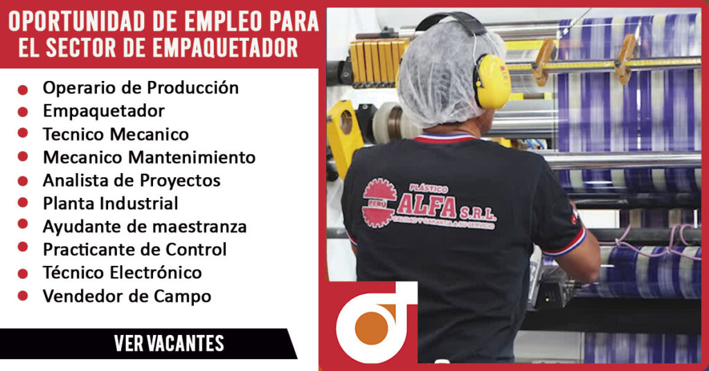 Oferta de trabajo para empaquetadores